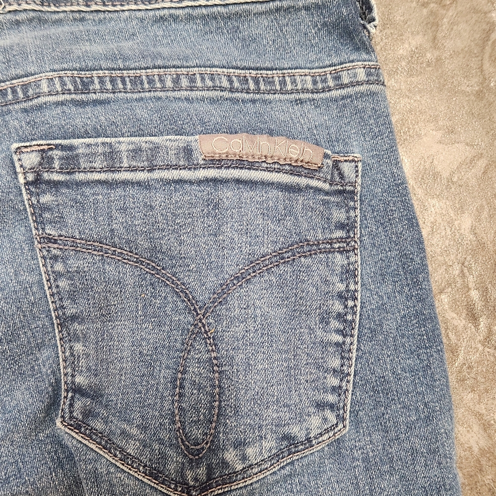 Calvin Klein Women's Straight Leg Denim Jeans - Picture 5 of 6